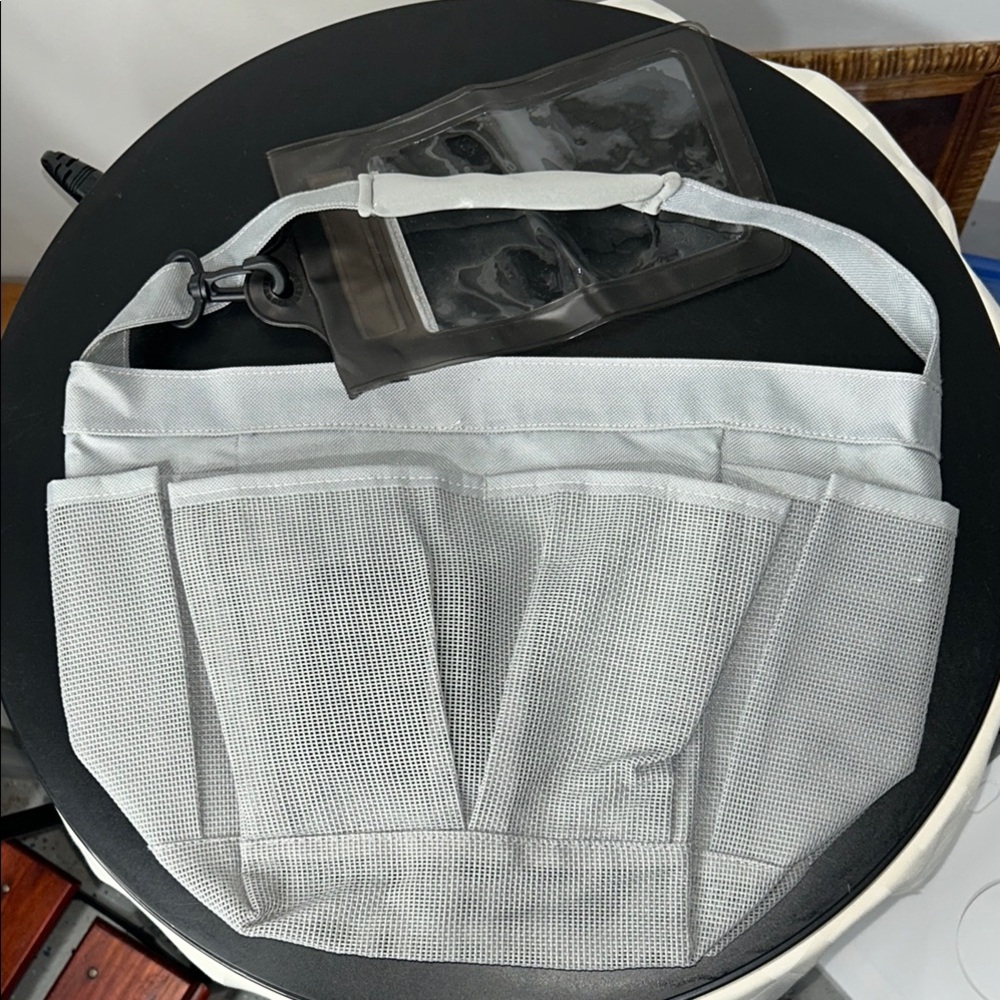 Gray Mesh Shower Caddy